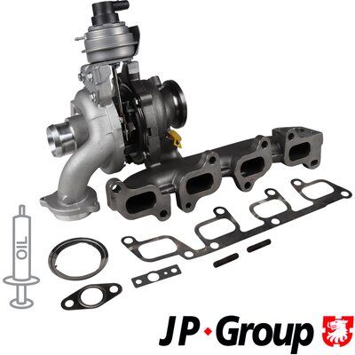 Charger, charging (supercharged/turbocharged) JP GROUP 1117404100