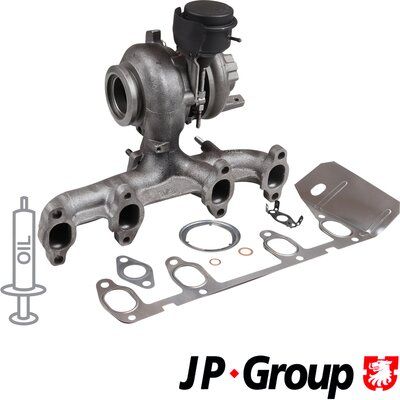 JP GROUP 1117406600 Charger, charging (supercharged/turbocharged)