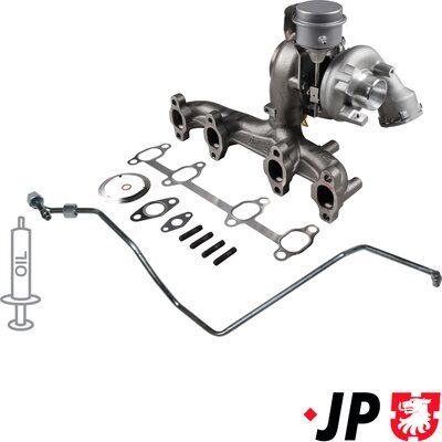 Charger, charging (supercharged/turbocharged) JP GROUP 1117800710