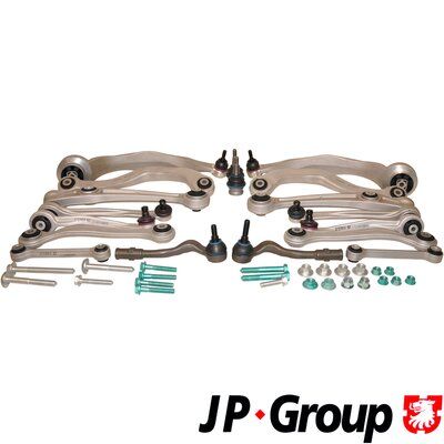 Control/Trailing Arm Kit, wheel suspension JP GROUP 1140104210