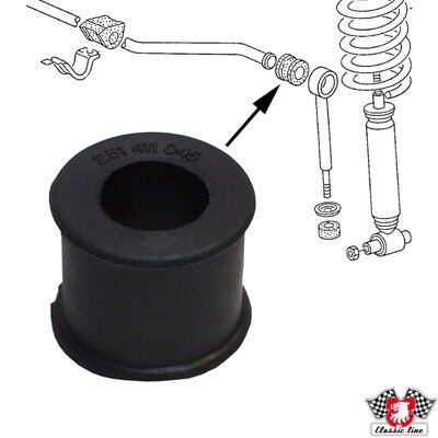 Bushing, stabiliser bar JP GROUP 1140603300