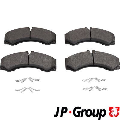 Brake Pad Set, disc brake JP GROUP 1163601610