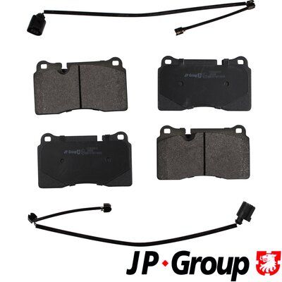 JP GROUP 1163606810 Brake Pad Set, disc brake