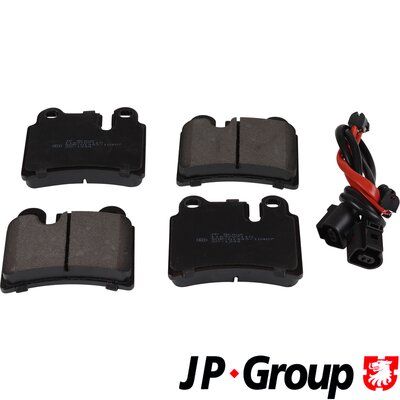 Brake Pad Set, disc brake JP GROUP 1163707110