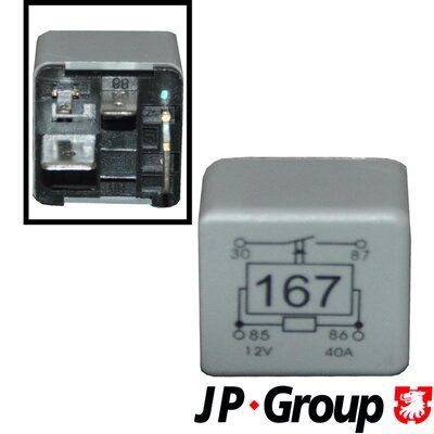 JP GROUP 1199206900 Relay, fuel pump