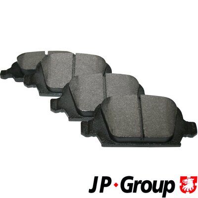 Brake Pad Set, disc brake JP GROUP 1263700510