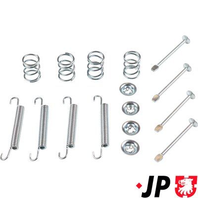 Accessory Kit, parking brake shoes JP GROUP 1264006510