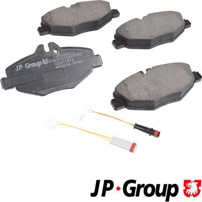 Brake Pad Set, disc brake JP GROUP 1363600810