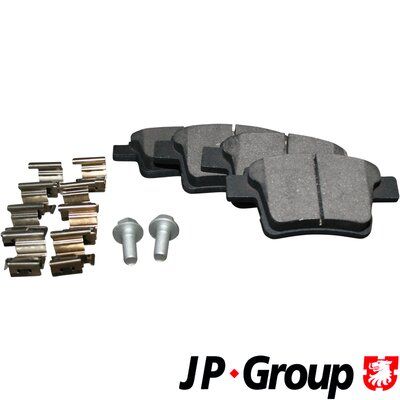 Brake Pad Set, disc brake JP GROUP 1563700510