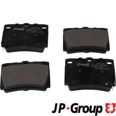 Brake Pad Set, disc brake JP GROUP 3963700610