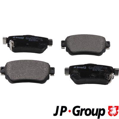 Brake Pad Set, disc brake JP GROUP 4063701110