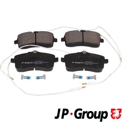Brake Pad Set, disc brake JP GROUP 4163602510