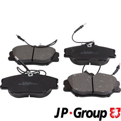 JP GROUP 4163603310 Brake Pad Set, disc brake