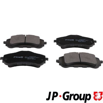 JP GROUP 4163607810 Brake Pad Set, disc brake