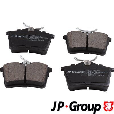 JP GROUP 4163700910 Brake Pad Set, disc brake