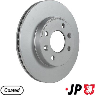 Brake Disc JP GROUP 4363100400