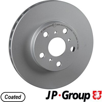 Brake Disc JP GROUP 4863103000