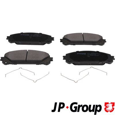 Brake Pad Set, disc brake JP GROUP 4863607510