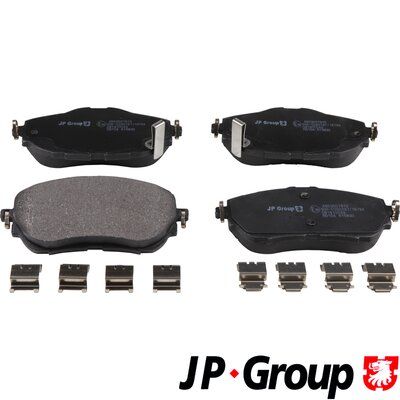 Brake Pad Set, disc brake JP GROUP 4863607810