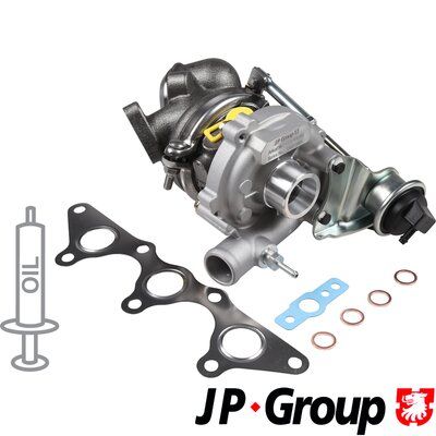 Charger, charging (supercharged/turbocharged) JP GROUP 6117400100