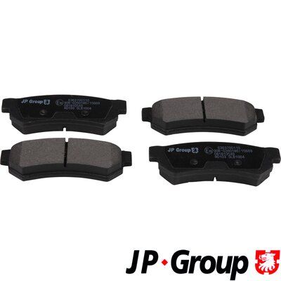 JP GROUP 6363700110 Brake Pad Set, disc brake