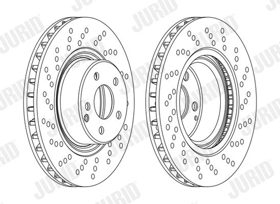 JURID 562101JC-1 Brake Disc
