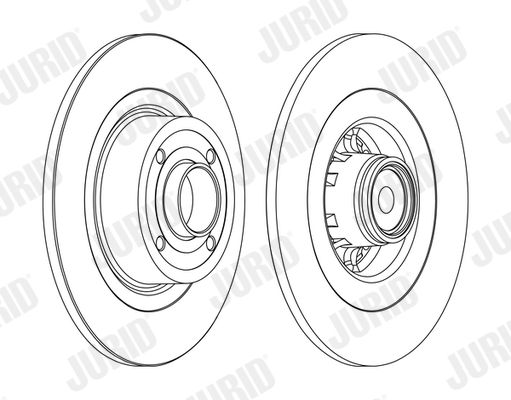 JURID 562379J-1 Brake Disc