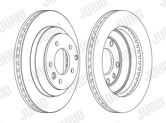 JURID 562393JC-1 Brake Disc