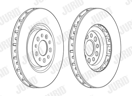 JURID 562394JC Brake Disc