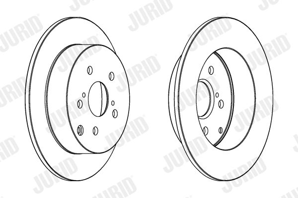 JURID 562415JC Brake Disc