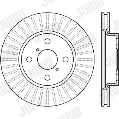 JURID 562421JC Brake Disc