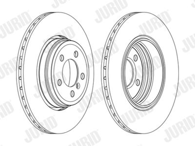 Brake Disc JURID 562437JC-1