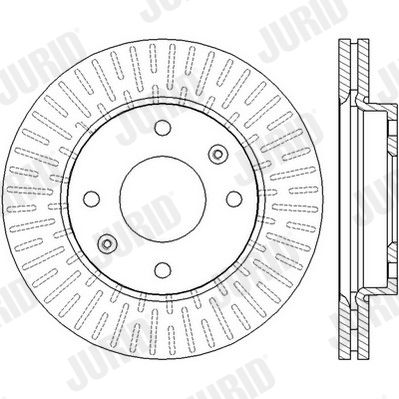 JURID 562459JC Brake Disc