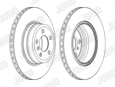 Brake Disc JURID 562523JC-1