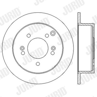 JURID 562552JC Brake Disc