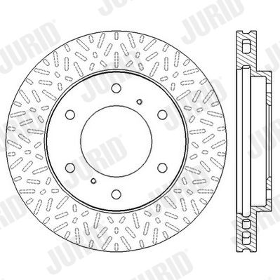JURID 562572JC Brake Disc