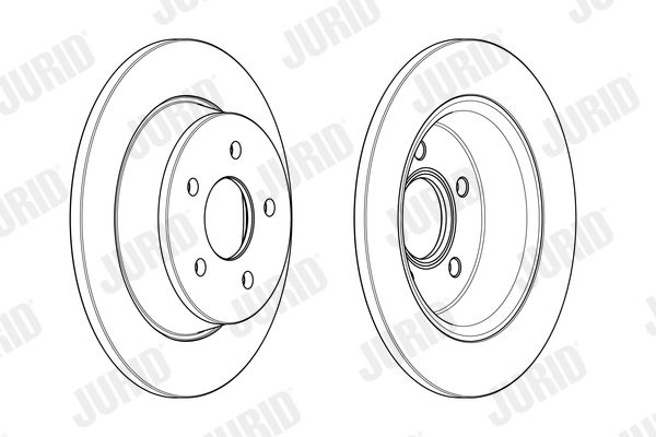 JURID 562655JC Brake Disc