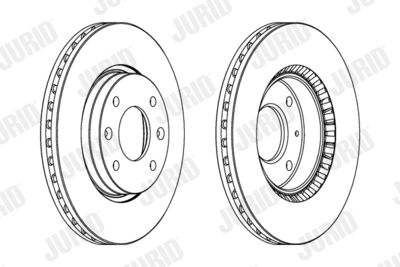 Brake Disc JURID 562734JC
