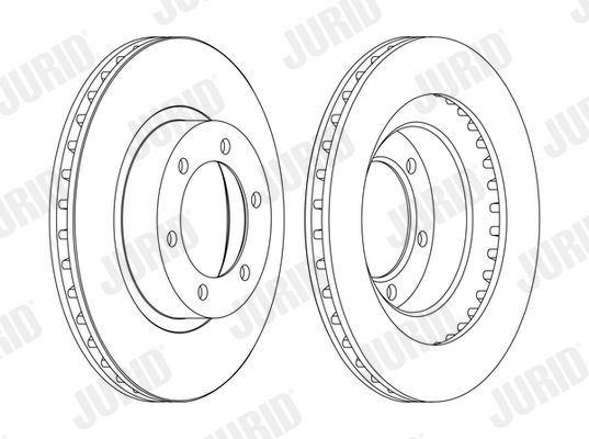 JURID 562743JC Brake Disc