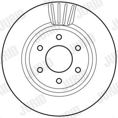 Brake Disc JURID 562813JC