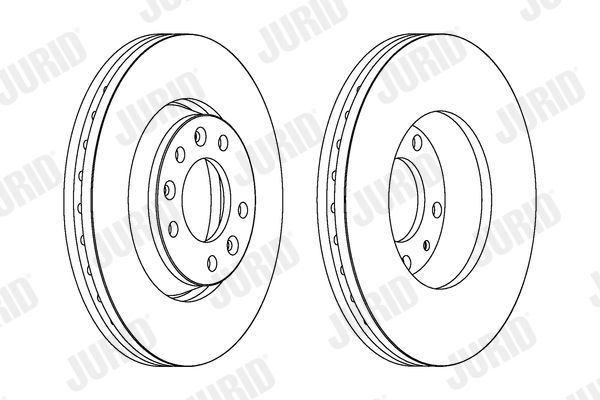 JURID 562839JC Brake Disc