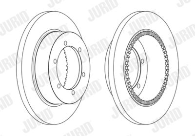 Brake Disc JURID 562840JC