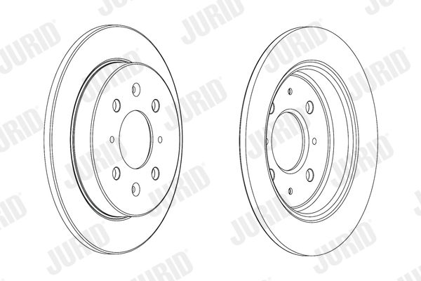 JURID 562851JC Brake Disc