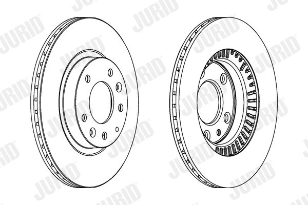 JURID 562860JC Brake Disc