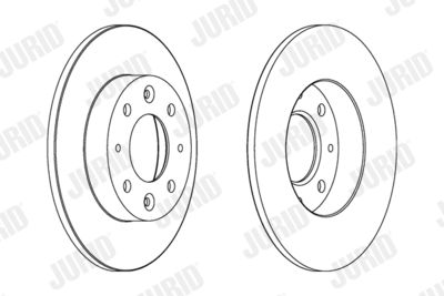 Brake Disc JURID 562865JC