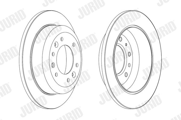 JURID 562869JC Brake Disc