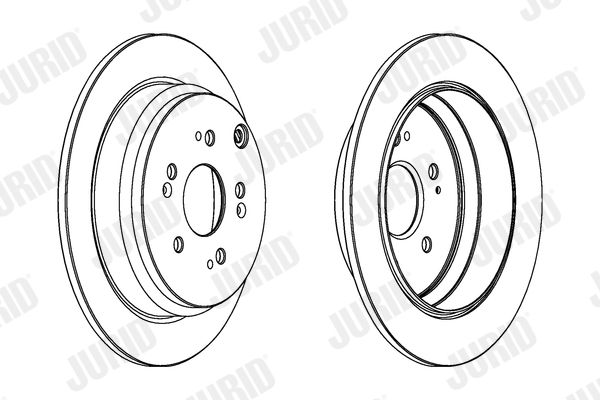 JURID 562884JC Brake Disc