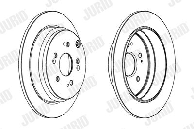 Brake Disc JURID 562884JC