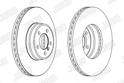 Brake Disc JURID 562899JC-1