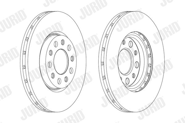 JURID 562916JC Brake Disc